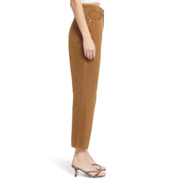 Good American 90s Duster Straight Leg Jeans In Bronze 4/ 27 - Picture 15 of 15